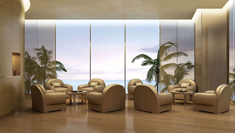 Armani Tower Luxury Oceanfront Residences - Cigar Room