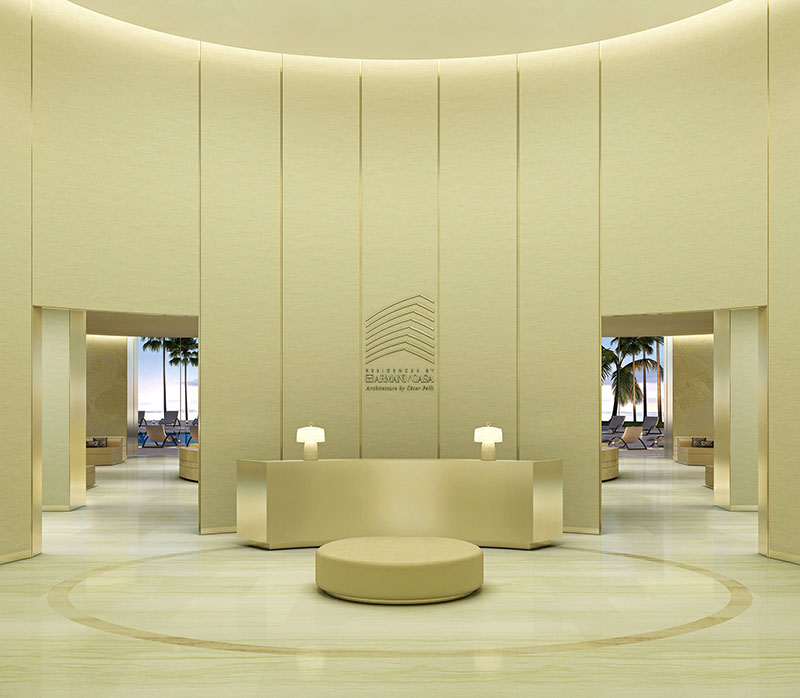 Armani Tower Luxury Oceanfront Residences - Lobby