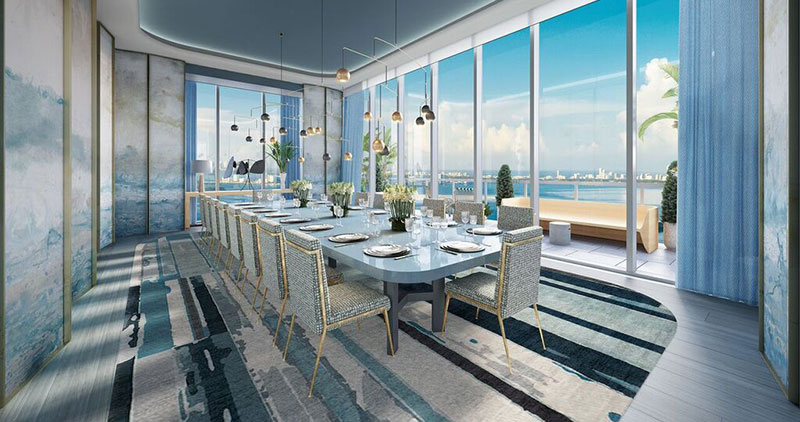 Elysee, New Luxury Boutique Tower in Edgewater Miami - Livingroom