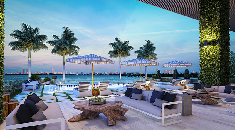 Elysee, New Luxury Boutique Tower in Edgewater Miami - Pool