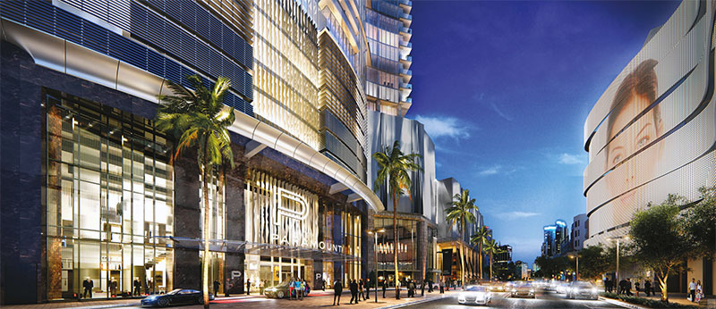 Paramount at Miami WorldCenter Residences in Miami, Entrance